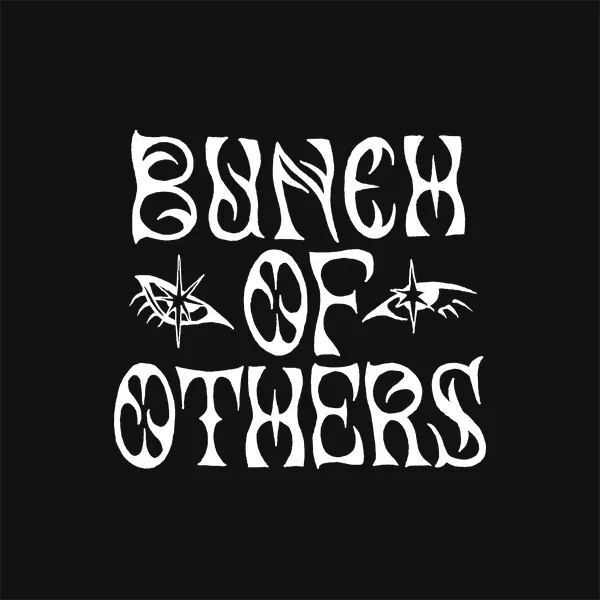BOO Logo Tee — white Bunch of Others logo on a black tee
